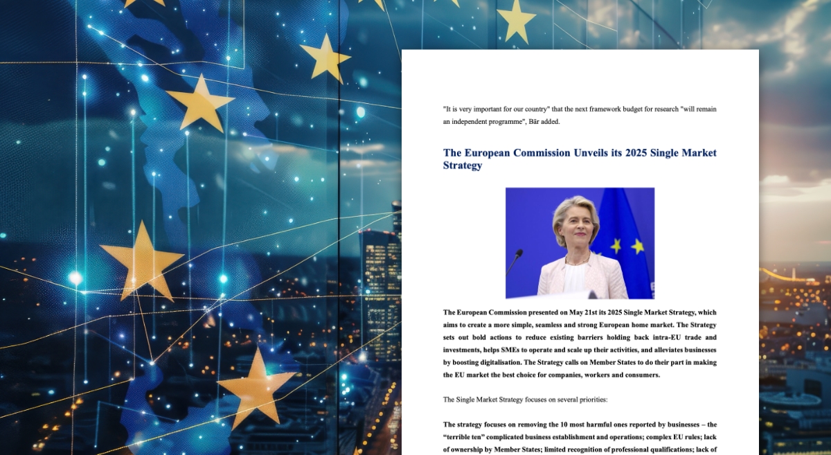 Comissão Europeia apresenta estratégia ambiciosa para o Mercado&nbsp;Único